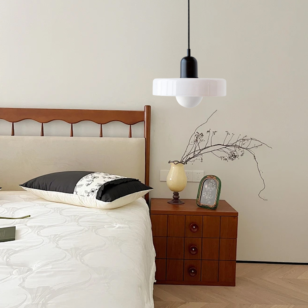 Bauhaus Stained Glass Pendant Light