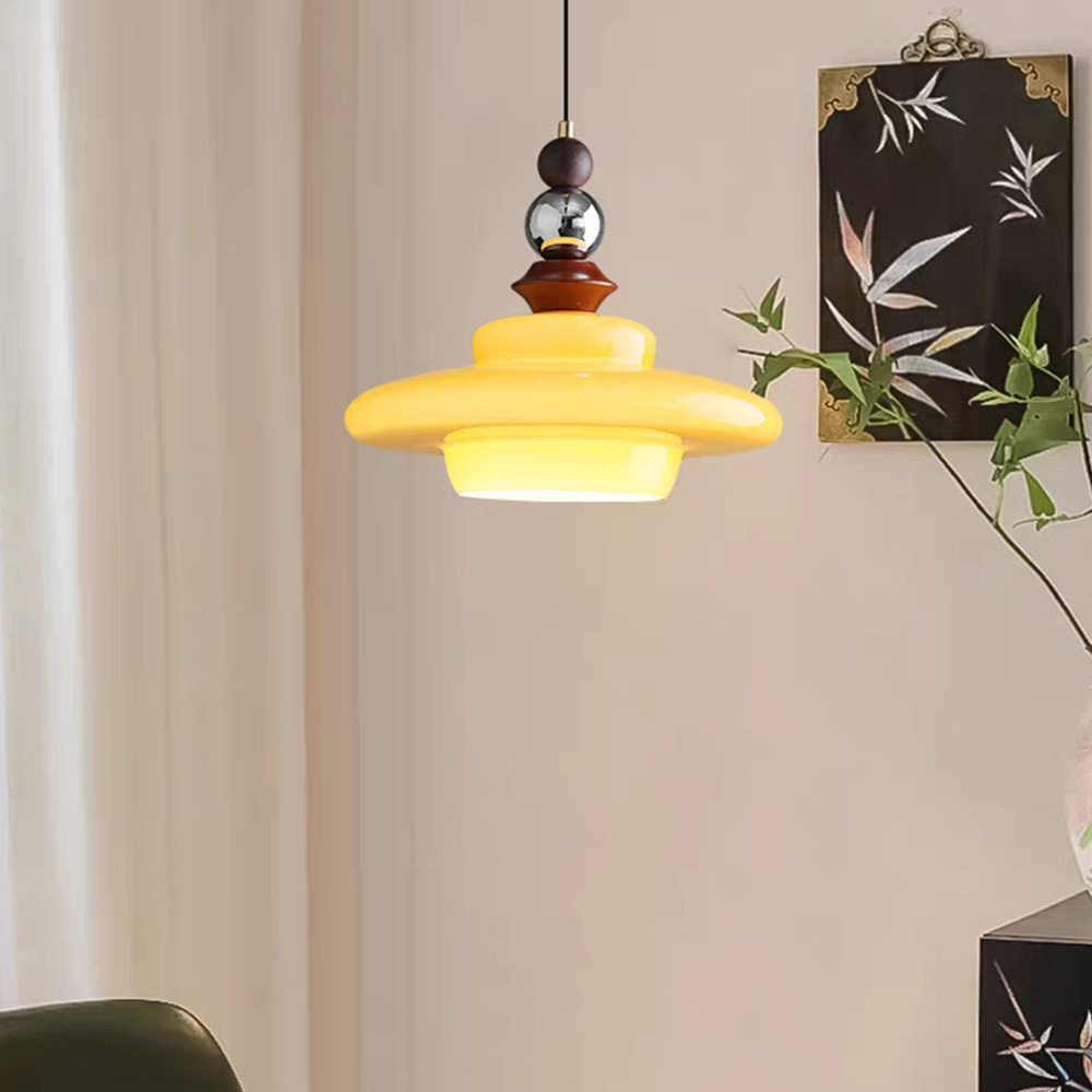 Vintage Creative Cream Bedside Pendant Light