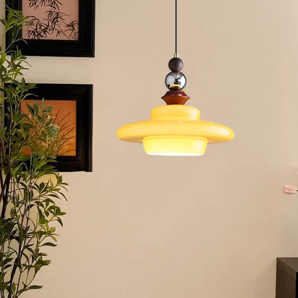 Vintage Creative Cream Bedside Pendant Light