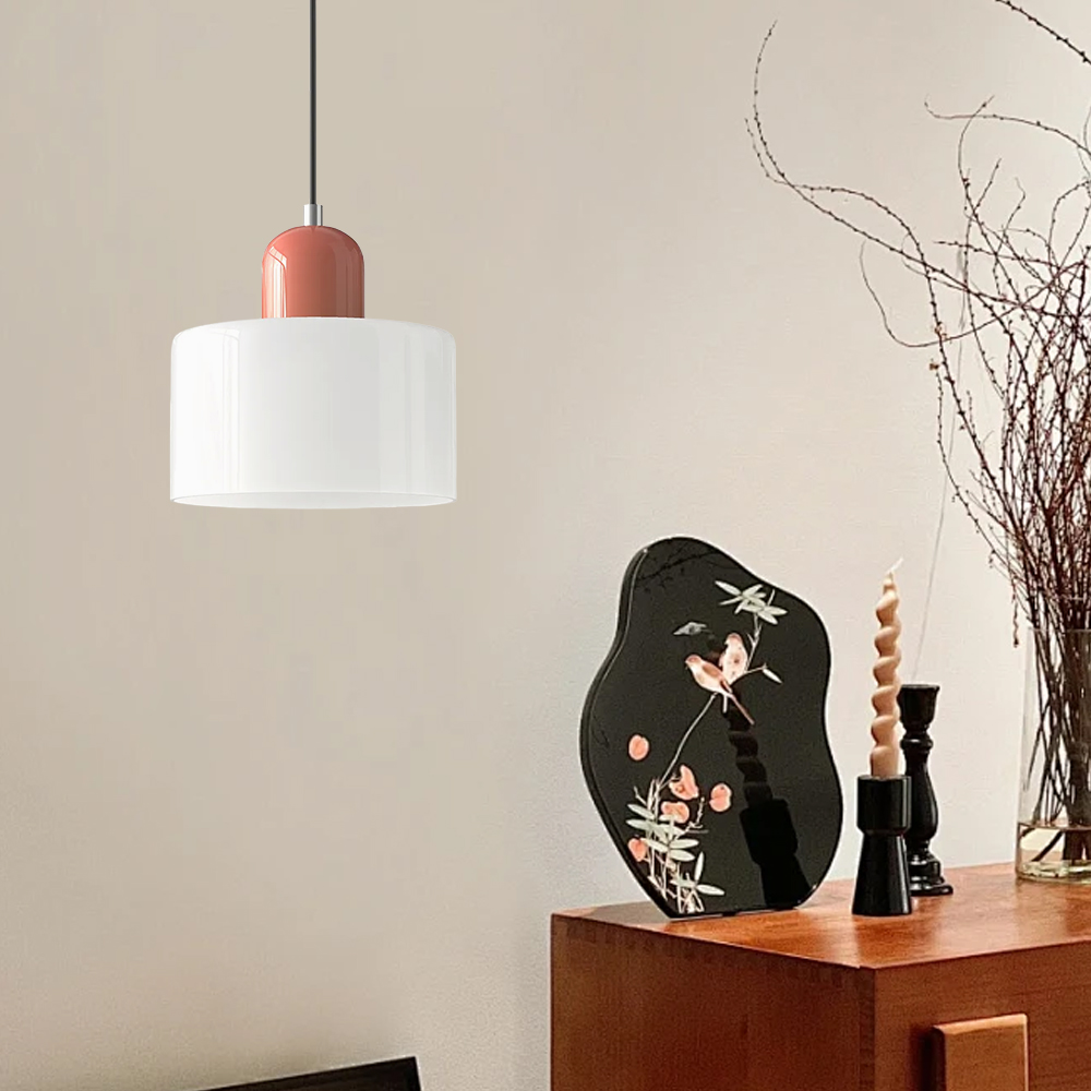 Bauhaus Small Glass Pendant Light