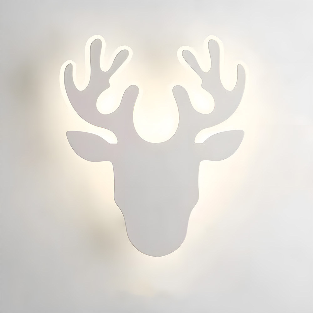 Nordic Deer Creative Living Room LED Wall Lamp