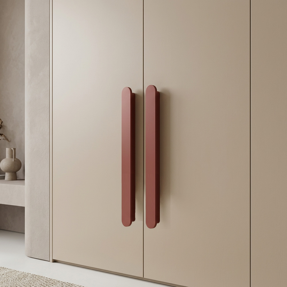 Modern Colorful T-Bar Wardrobe Cabinet Handle