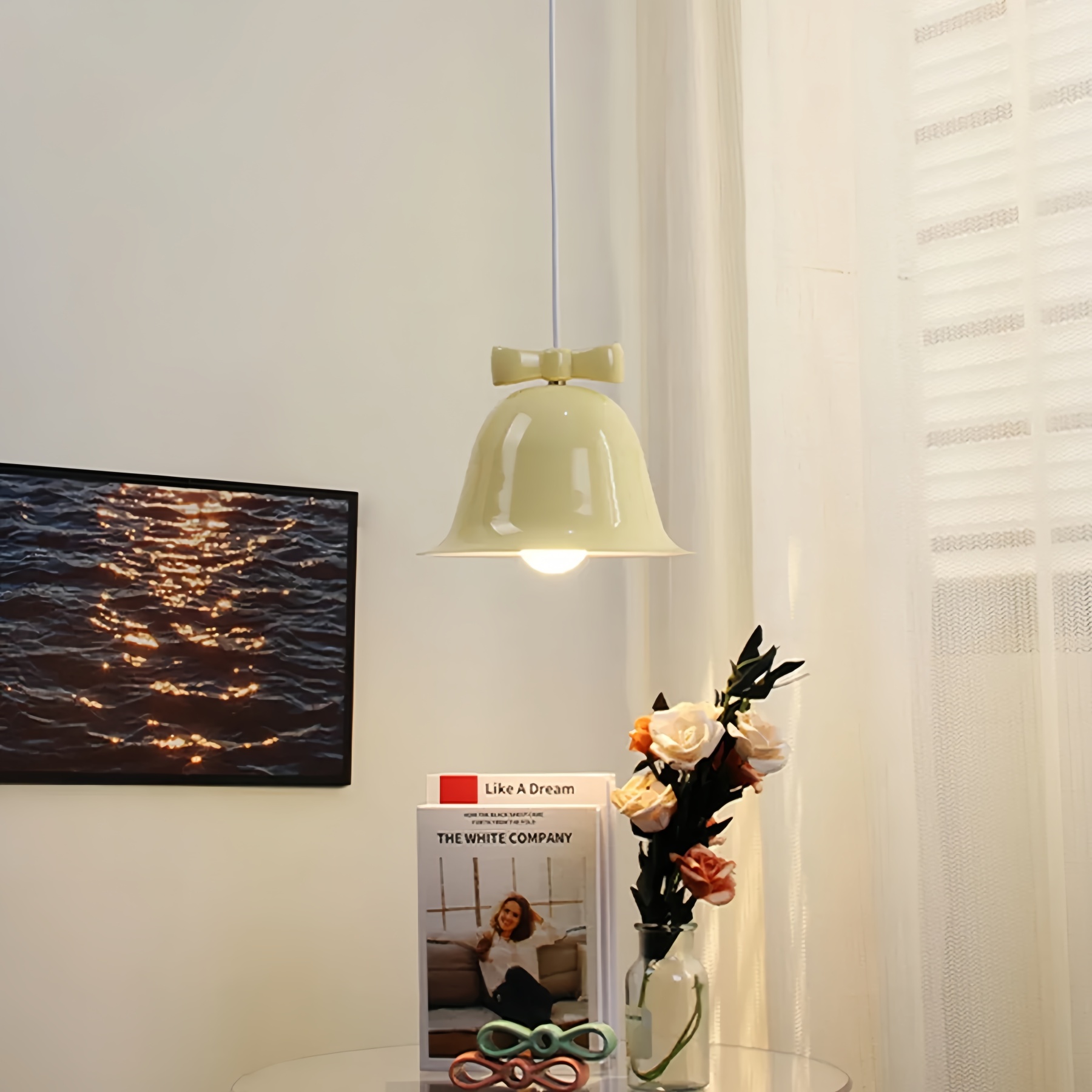 Creative Colorful Mini Bow Iron Pendant Light