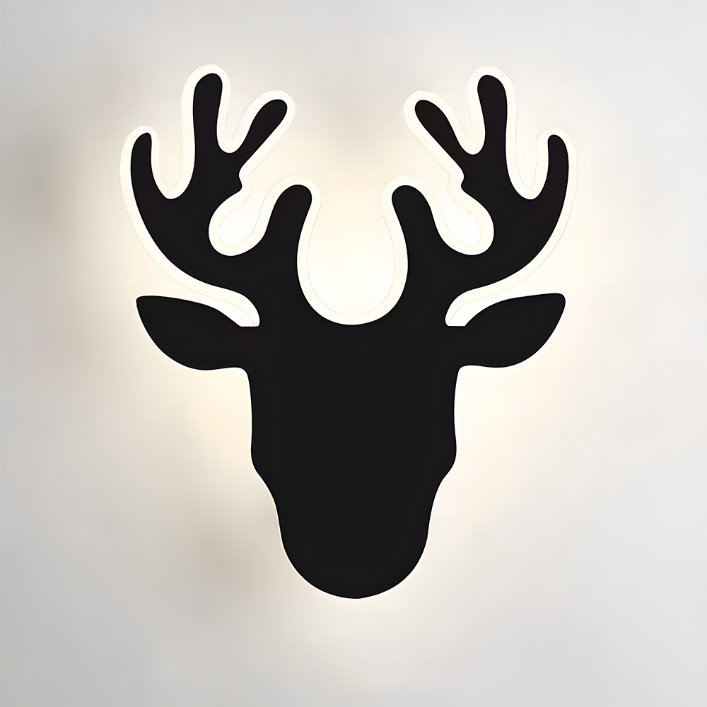 Nordic Deer Creative Living Room LED Wall Lamp
