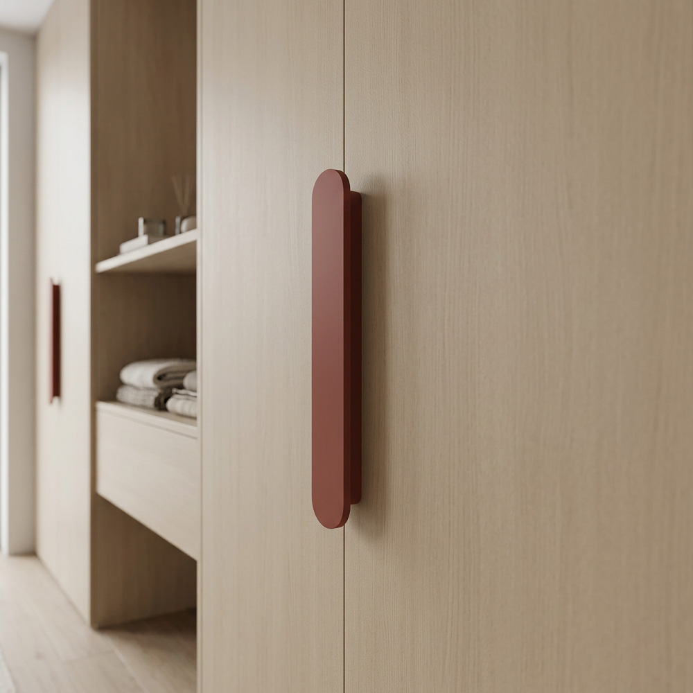 Modern Colorful T-Bar Wardrobe Cabinet Handle