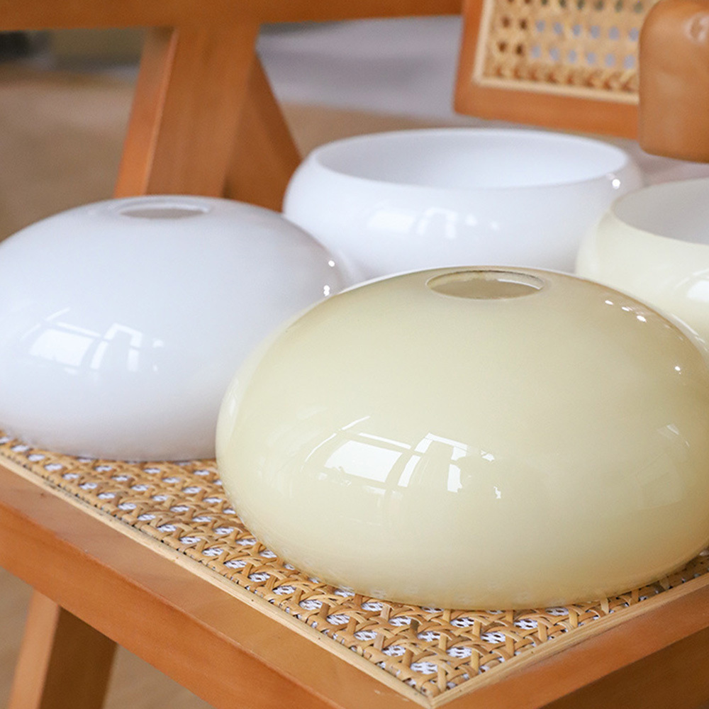 [Copy]Medieval Ball Glass Iron Brown Living Room Chandelier