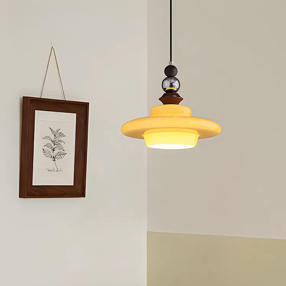 Vintage Creative Cream Bedside Pendant Light