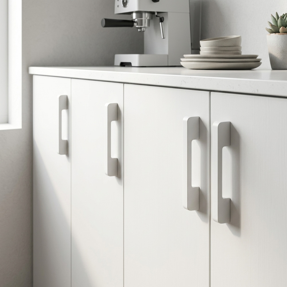 Minimalist Colorful Bathroom Cabinet Handles