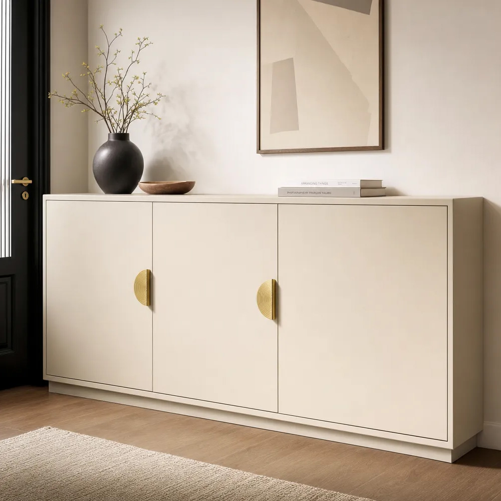 Modern Gold Aluminum Alloy Drawer Pulls for Kitchen Furniture