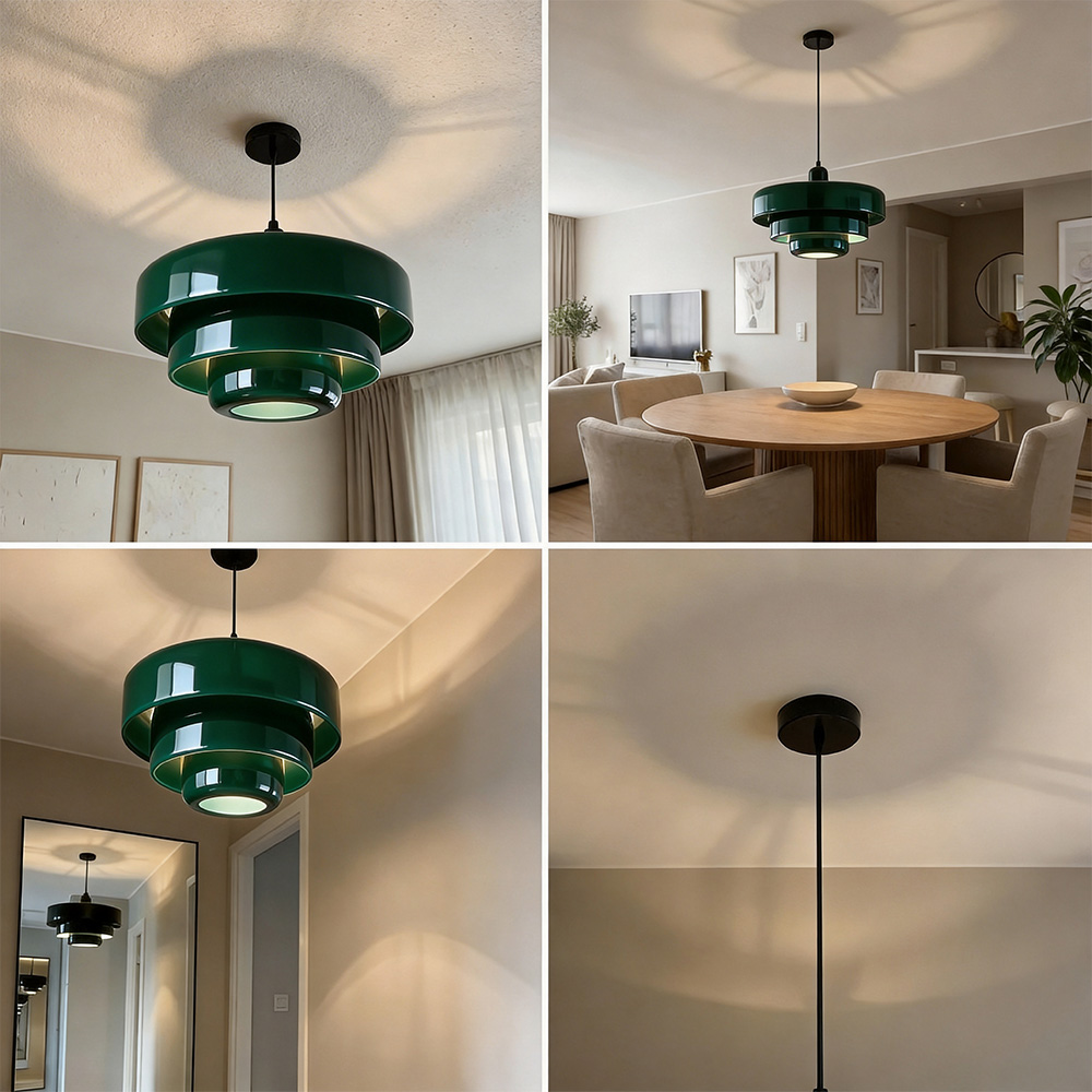 Medieval Iron Retro Single Head Bauhaus Pendant Light