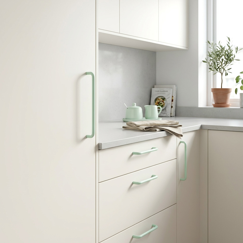 Dopamine Colorful Brass Kitchen Cabinet Pulls