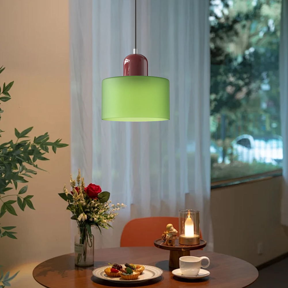 Bauhaus Small Glass Pendant Light