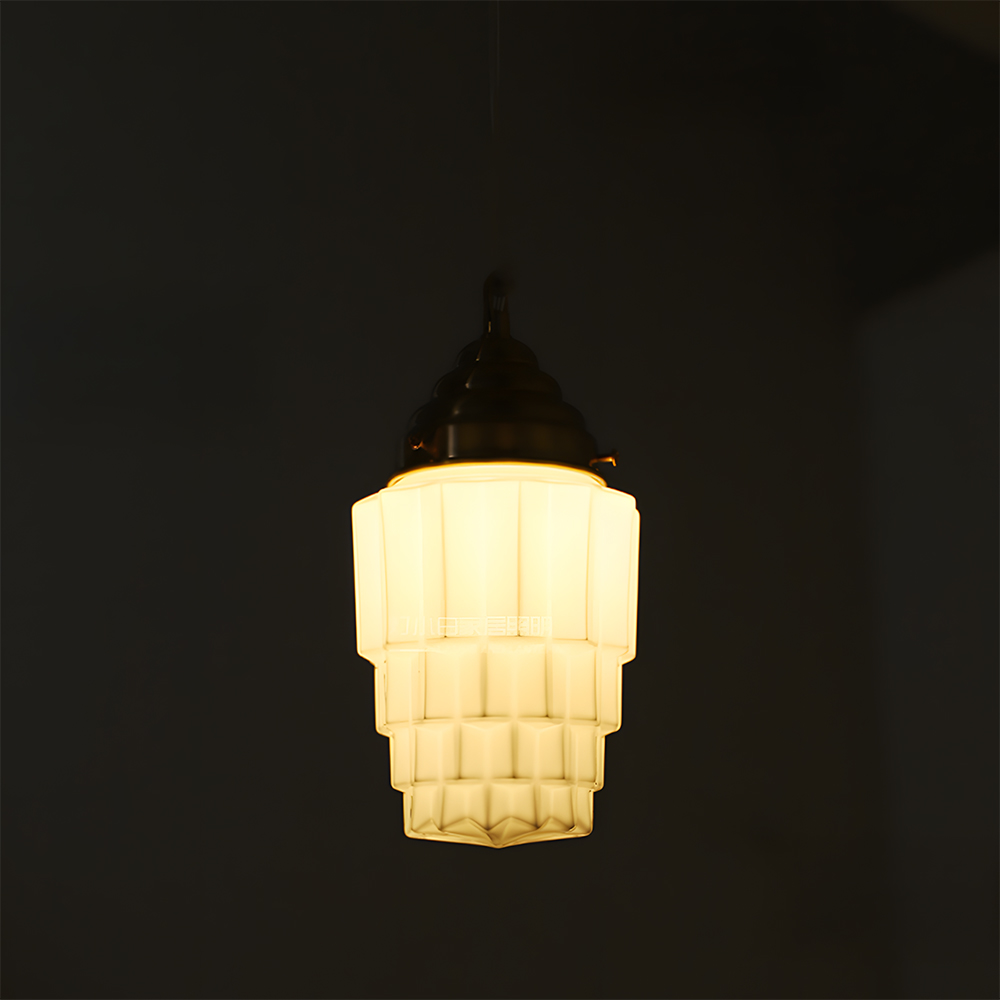 Modern Pendant Light Fixture White Finish Hanging Light