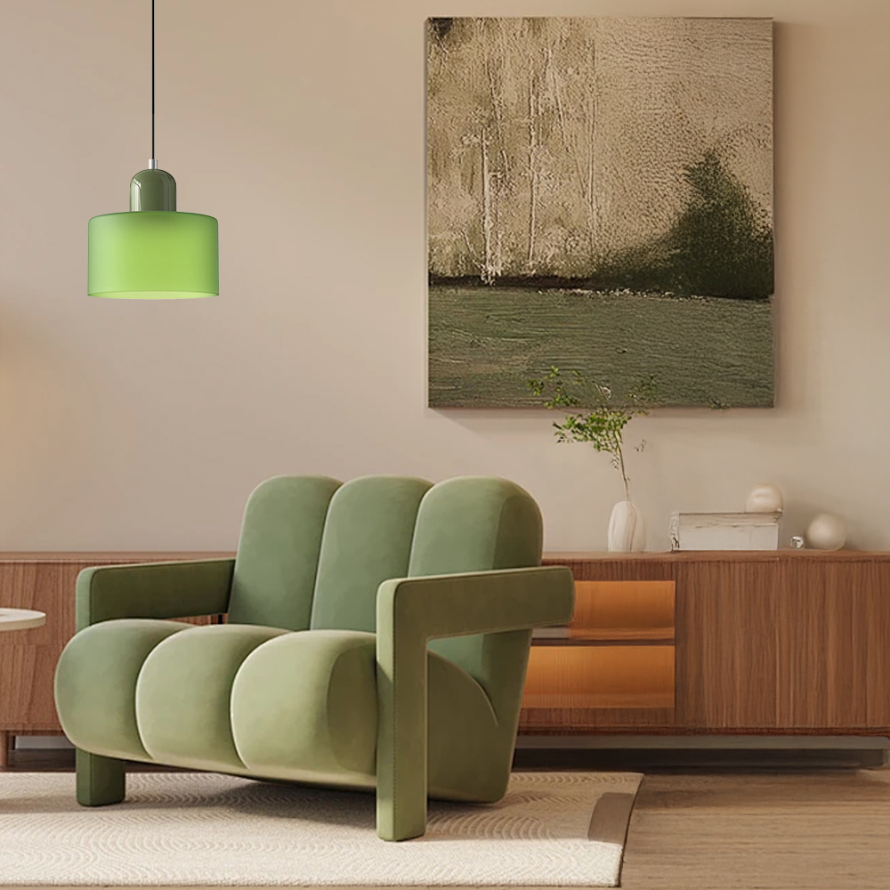 Bauhaus Small Glass Pendant Light