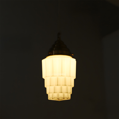 Modern Pendant Light Fixture White Finish Hanging Light