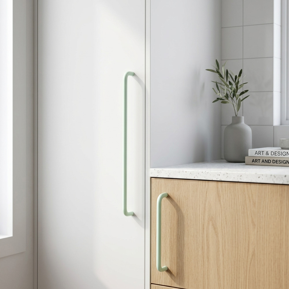 Dopamine Colorful Brass Kitchen Cabinet Pulls