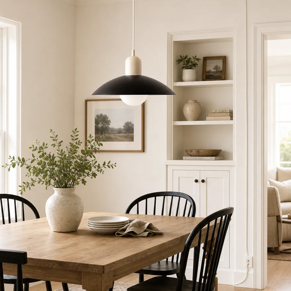 Mid Century Plug-in Bauhaus Dining Room Pendant Light