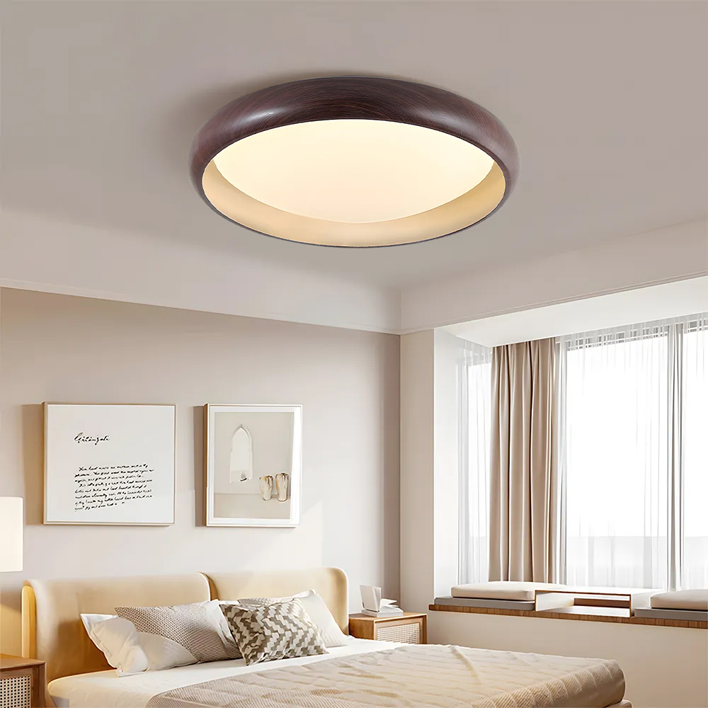 Close-up of the natural wood texture and finish