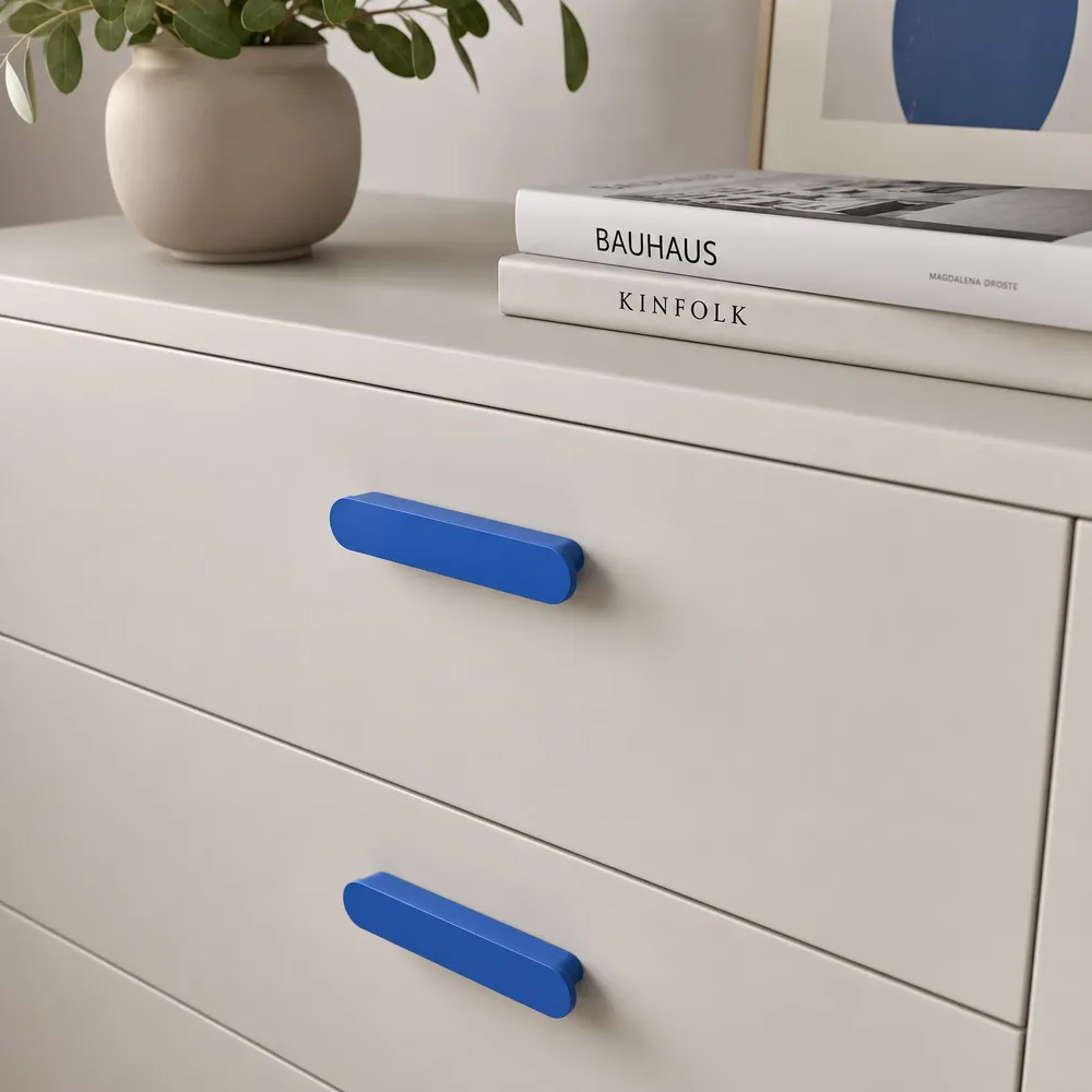 Modern Colorful T-Bar Wardrobe Cabinet Handle