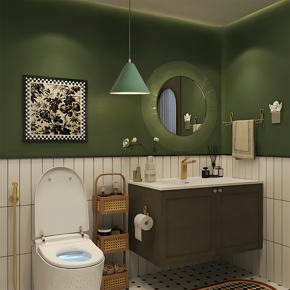 Modern Industrial Multi-Color Iron Pendant Light