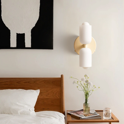 Elegant Glass Up Down Wall Lamp