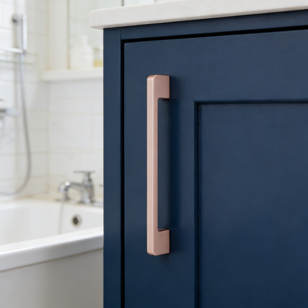 Minimalist Colorful Bathroom Cabinet Handles