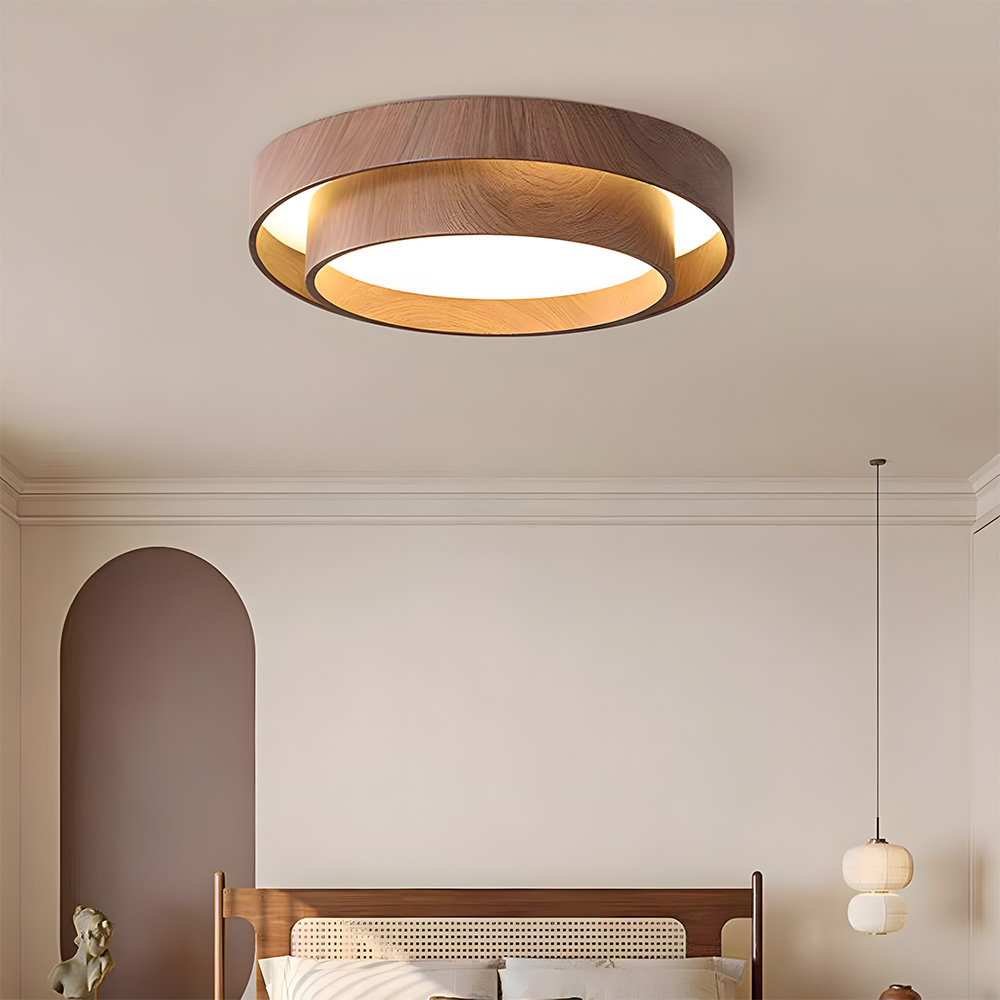 Creative Double Layer Round Led Living Room Ceiling Lamp-8