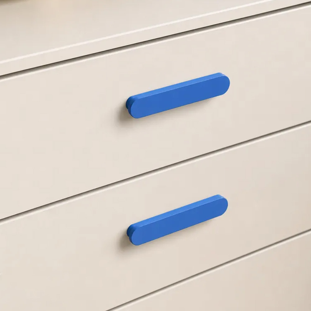 Modern Colorful T-Bar Wardrobe Cabinet Handle