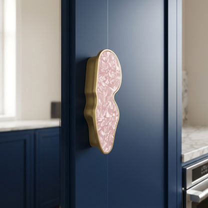 Nordic Shell Resin Butterfly Drawer Pull