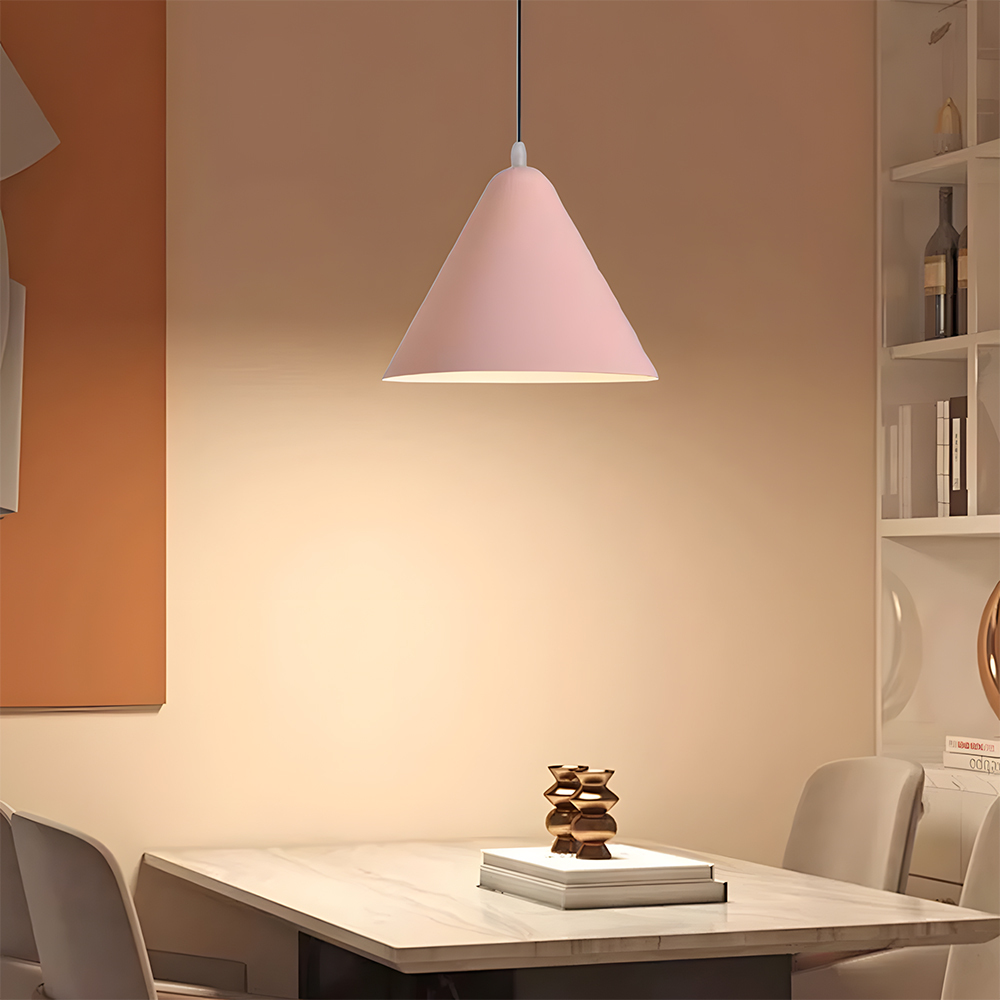 Modern Industrial Multi-Color Iron Pendant Light