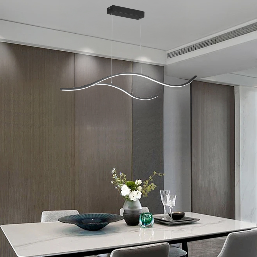 Creative Designer Luxury Nordic-Style Linear Pendant Bar & Cafe Light