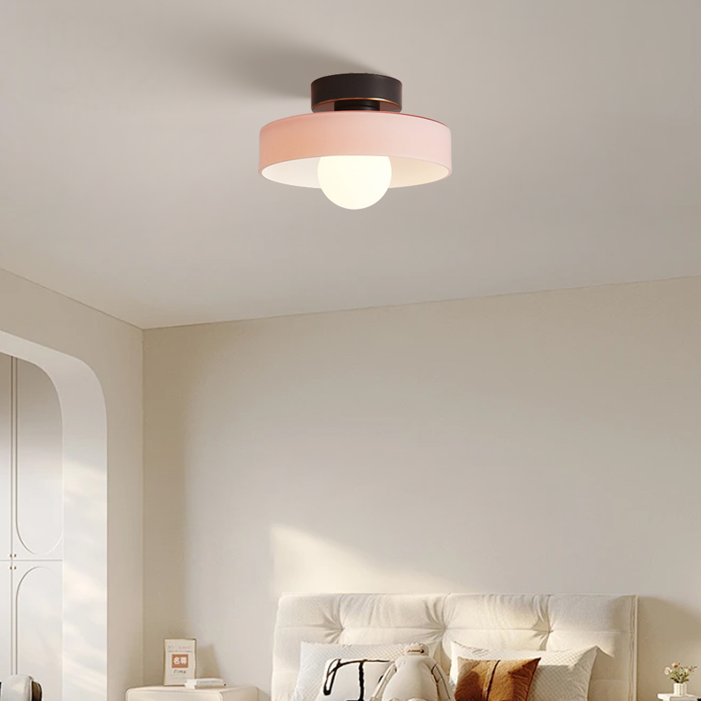Modern Glass Flush Mount Ceiling Light for Kitchen