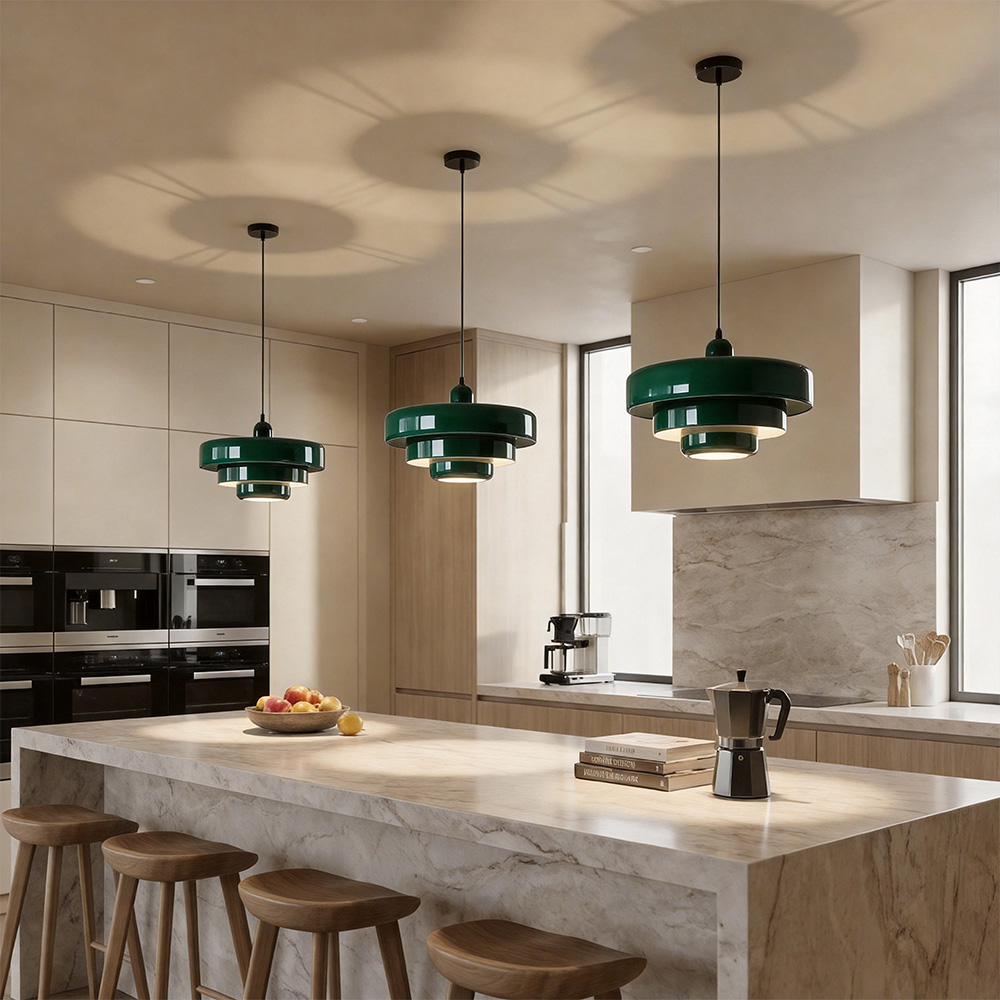 Medieval Iron Retro Single Head Bauhaus Pendant Light