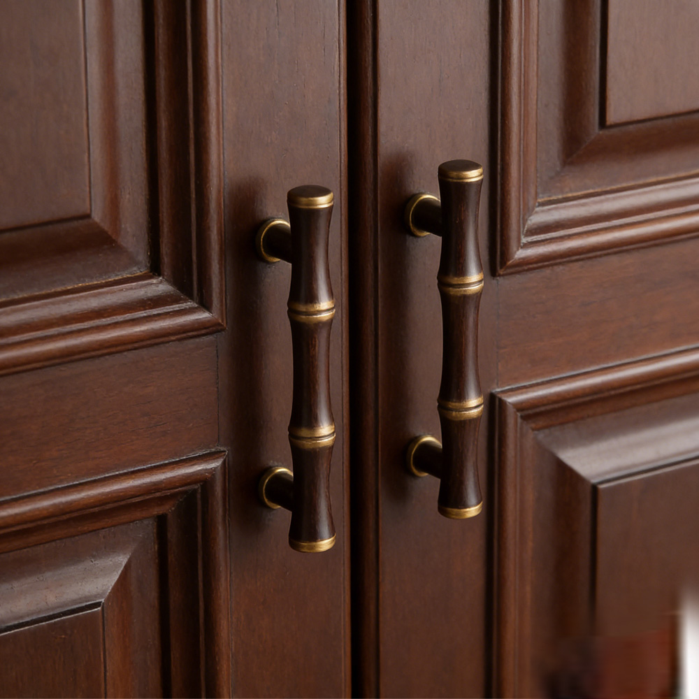 Vintage Antique Brass Ring Pull Cabinet Handles And Knobs