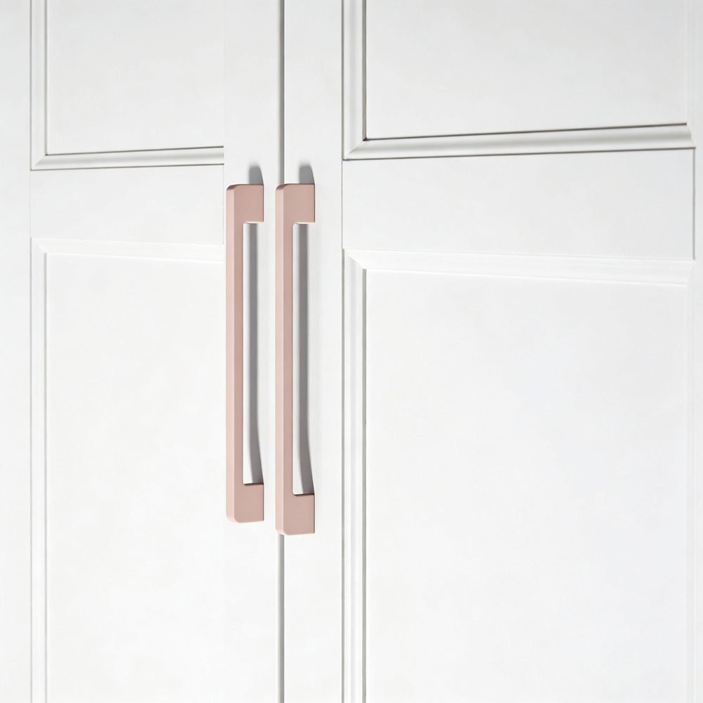 Minimalist Colorful Bathroom Cabinet Handles