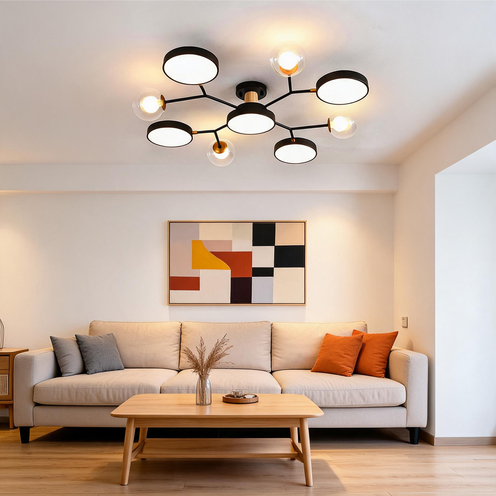 Branch Colorful LED Living Room Ceiling Light