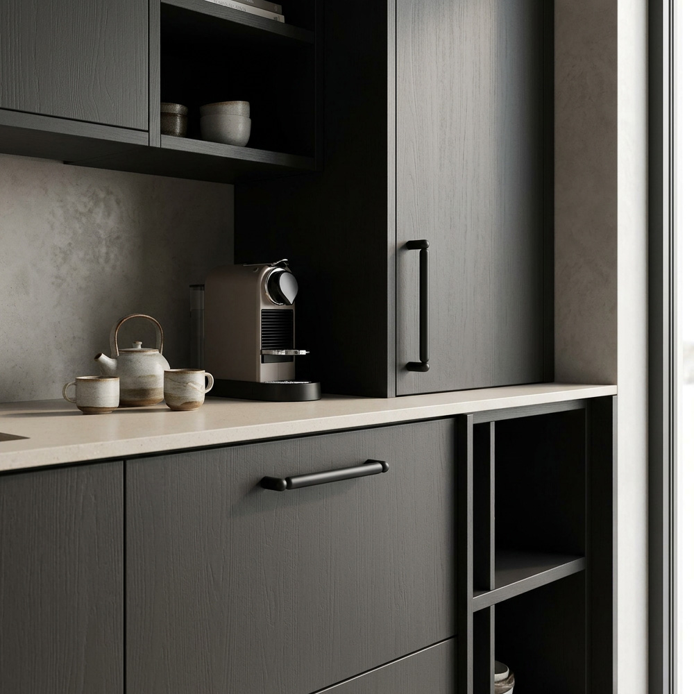 Modern Decorative Solid Brass T-Bar Cabinet Pulls