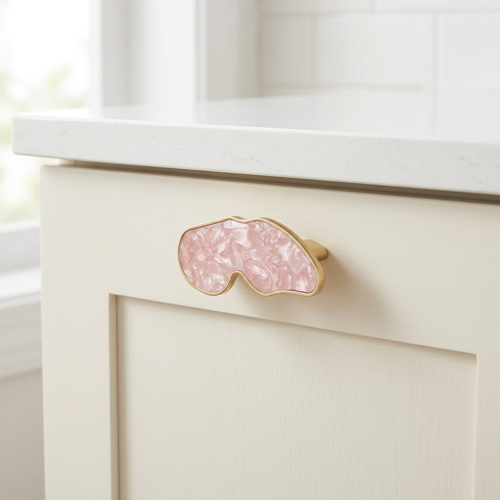 Nordic Shell Resin Butterfly Drawer Pull