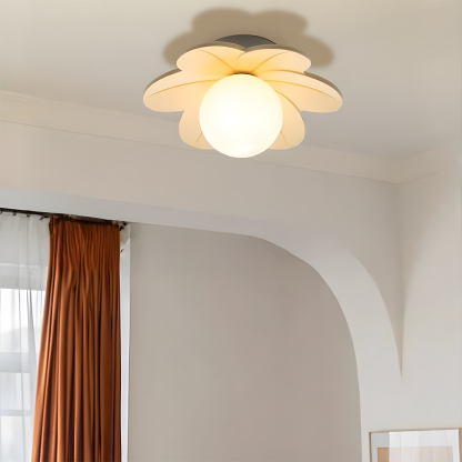 Decorative Colorful Resin Semi Flush Mount Ceiling Lamp 