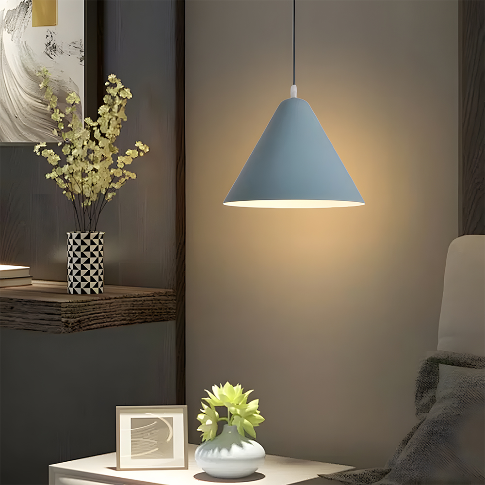 Modern Industrial Multi-Color Iron Pendant Light