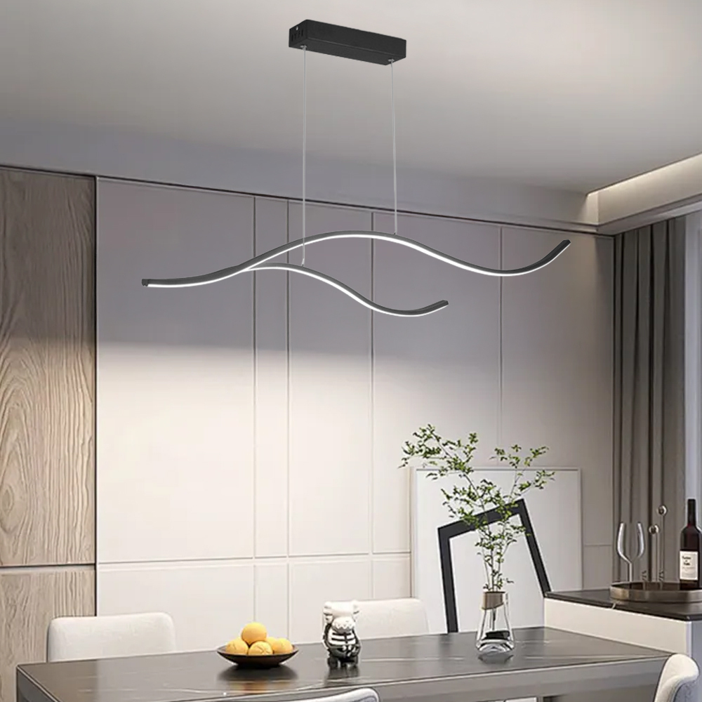 Creative Designer Luxury Nordic-Style Linear Pendant Bar & Cafe Light