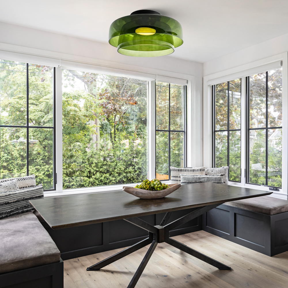 Nordic Designer Creative Personality Medieval Glass Ceiling Lamp