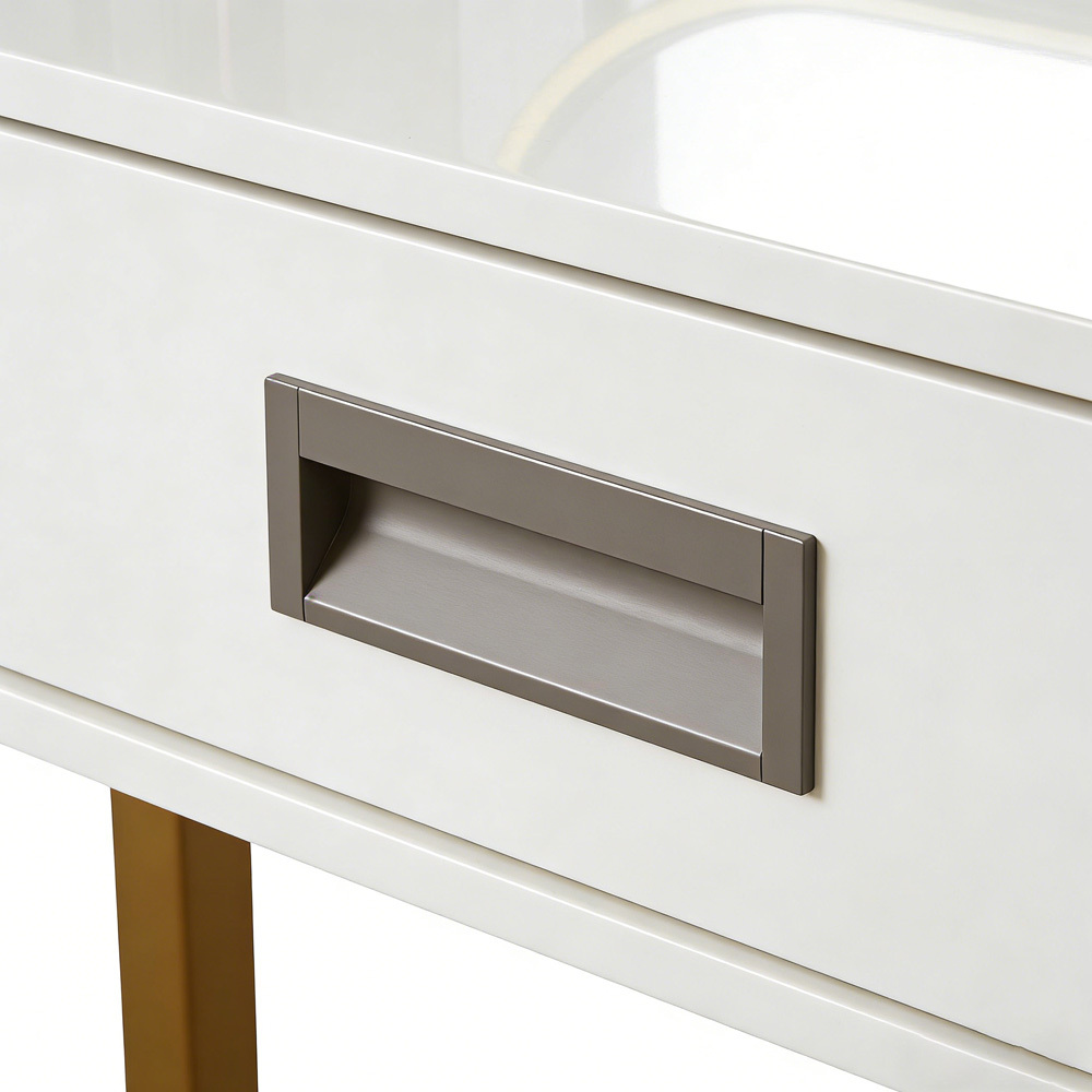 Kitchen Aluminum Alloy Finger Recessed Cabinet Pulls