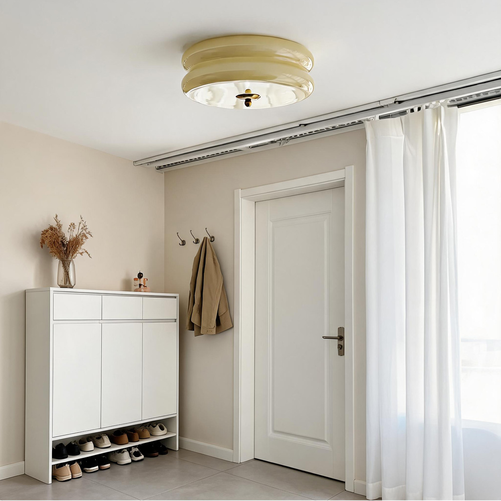 Art LED Glass Flush Mount Ceiling Lights