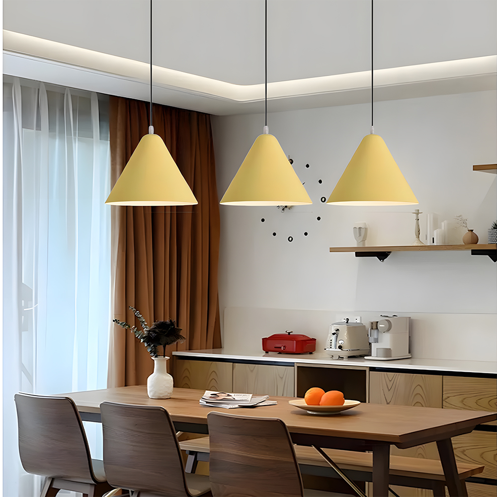 Modern Industrial Multi-Color Iron Pendant Light