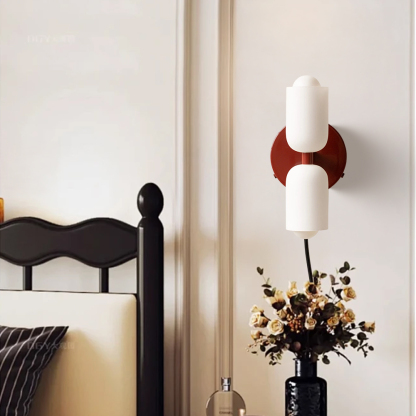 Elegant Plug-in Glass Up Down Wall Light