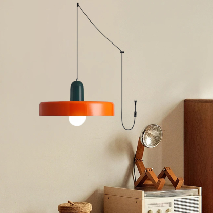 Modern Colorful Macaron Art Kitchen Plug-in Pendant Light