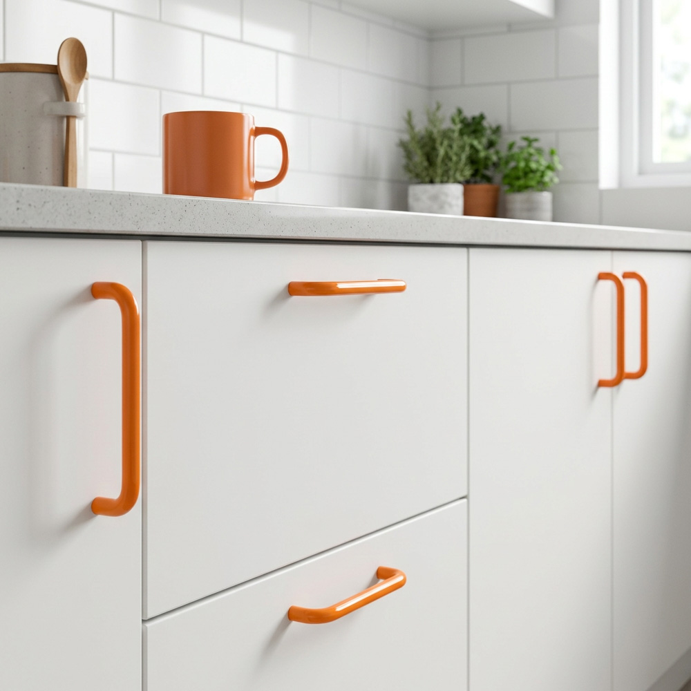 Dopamine Colorful Brass Kitchen Cabinet Pulls