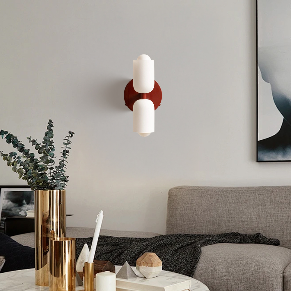 Elegant Glass Up Down Wall Lamp