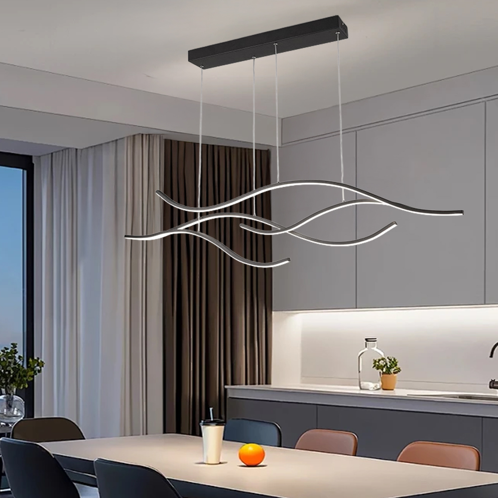 Creative Designer Luxury Nordic-Style Linear Pendant Bar & Cafe Light